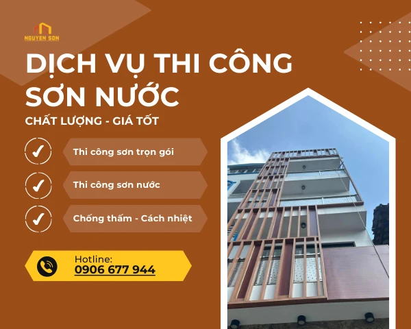 Dịch vụ sơn nhà uy tín