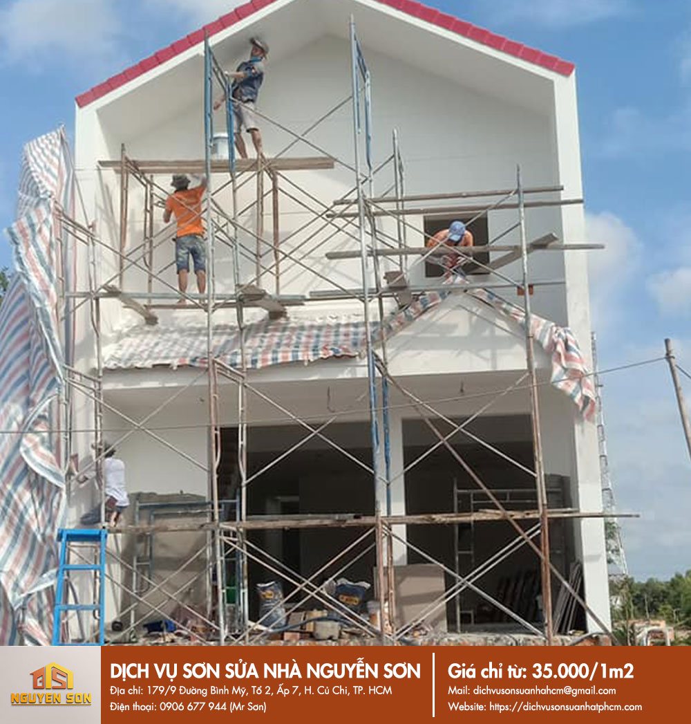 Quy Trình Sơn Nhà Nguyễn Sơn